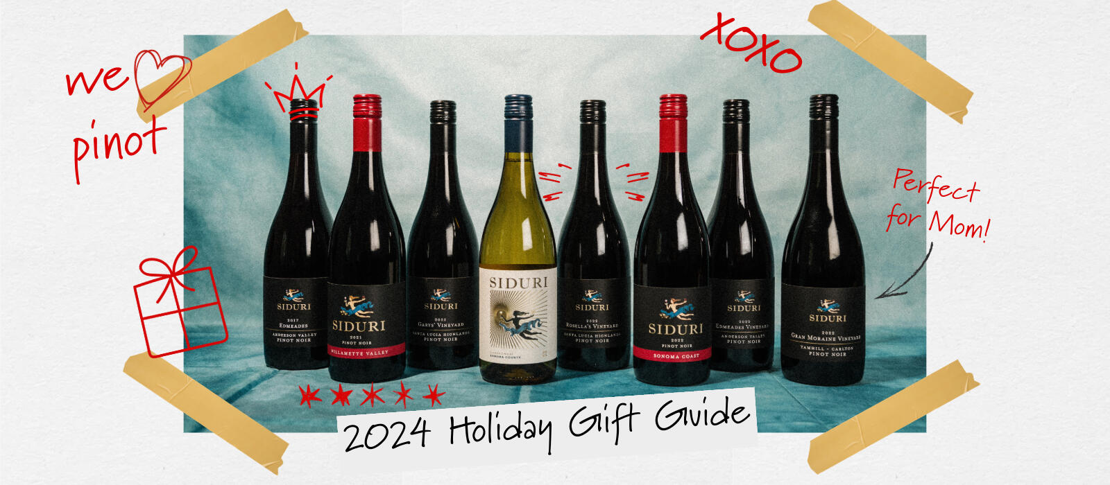 Siduri Holiday Wine Gift Sets