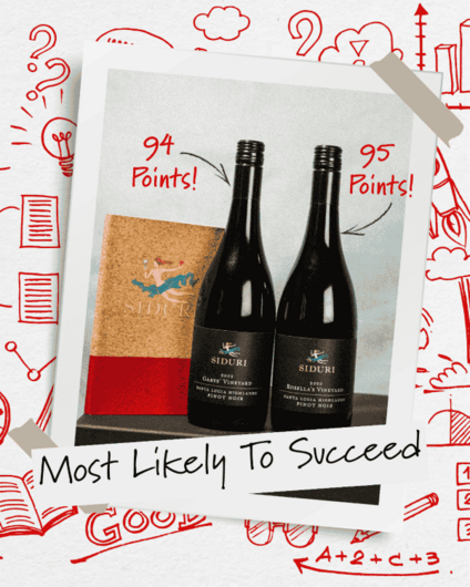 Siduri Most Likely To Succeed Wine Gift Set