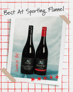 Siduri Best at Sporting Flannel Wine Gift Set